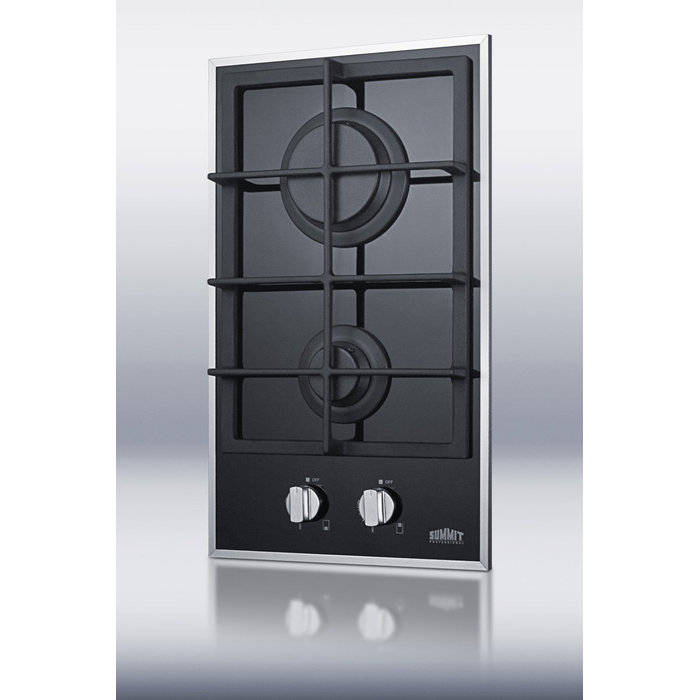 Summit Appliance 12.25" Gas Cooktop with 2 Burners & Reviews Wayfair
