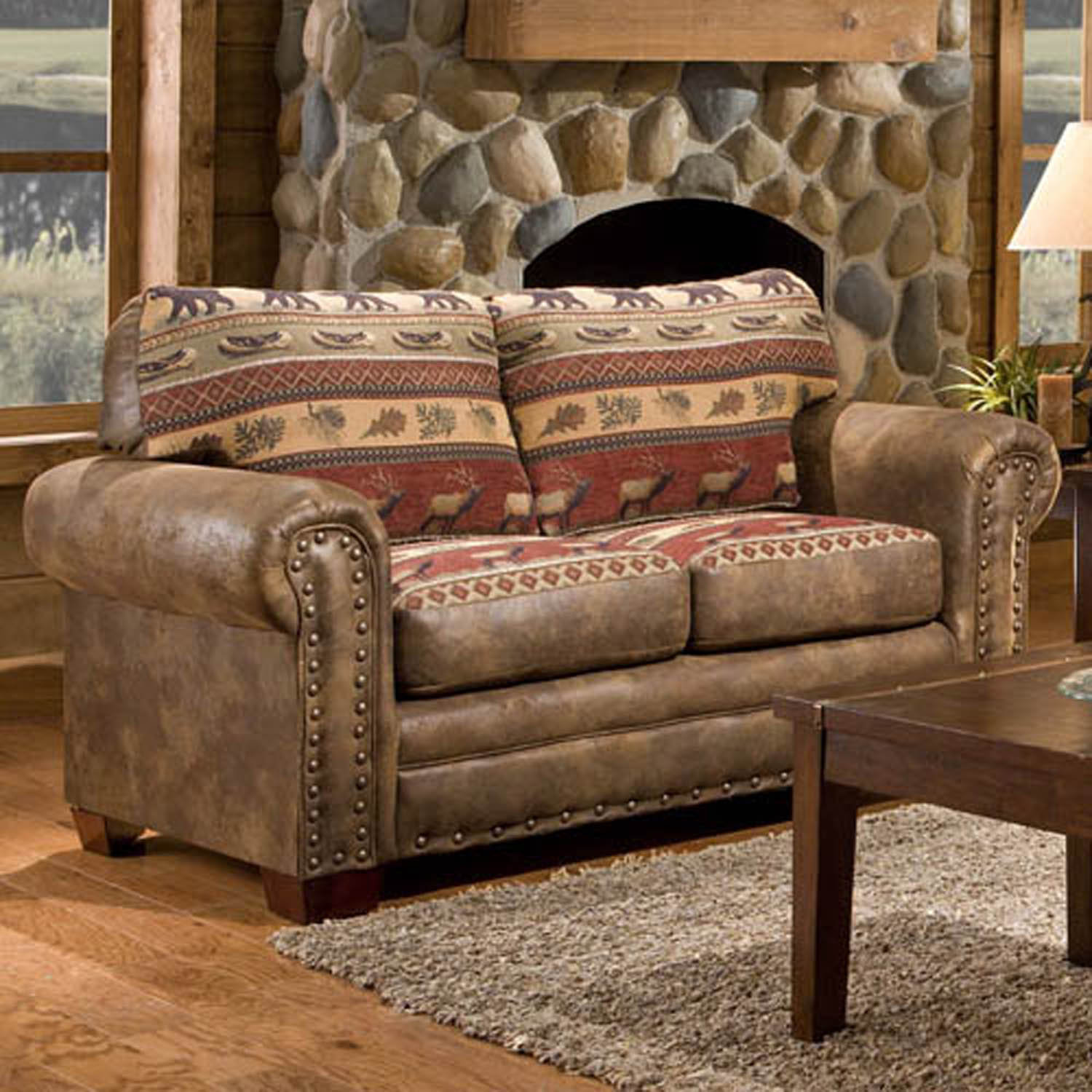 American Furniture Classics Sierra Lodge 4 Piece Living Room Set