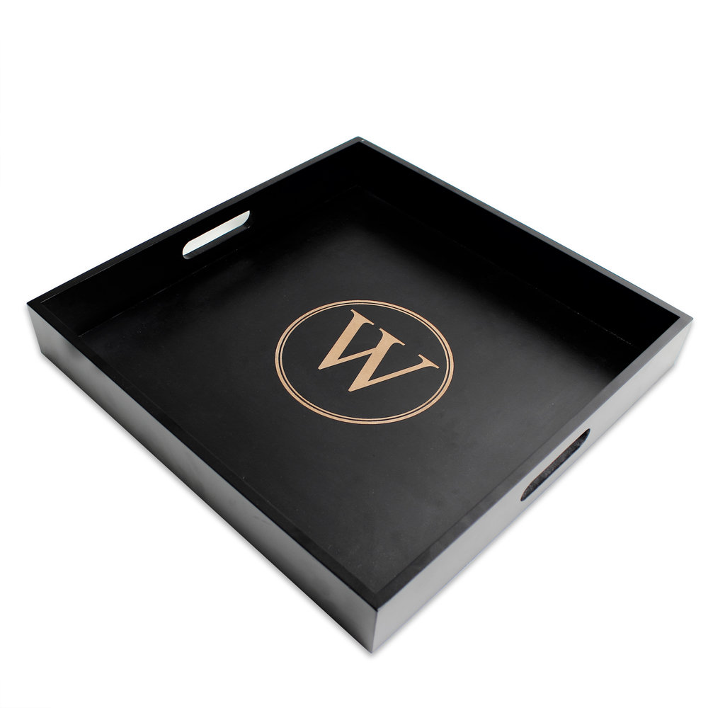 Cathys Concepts Personalized Serving Tray & Reviews Wayfair