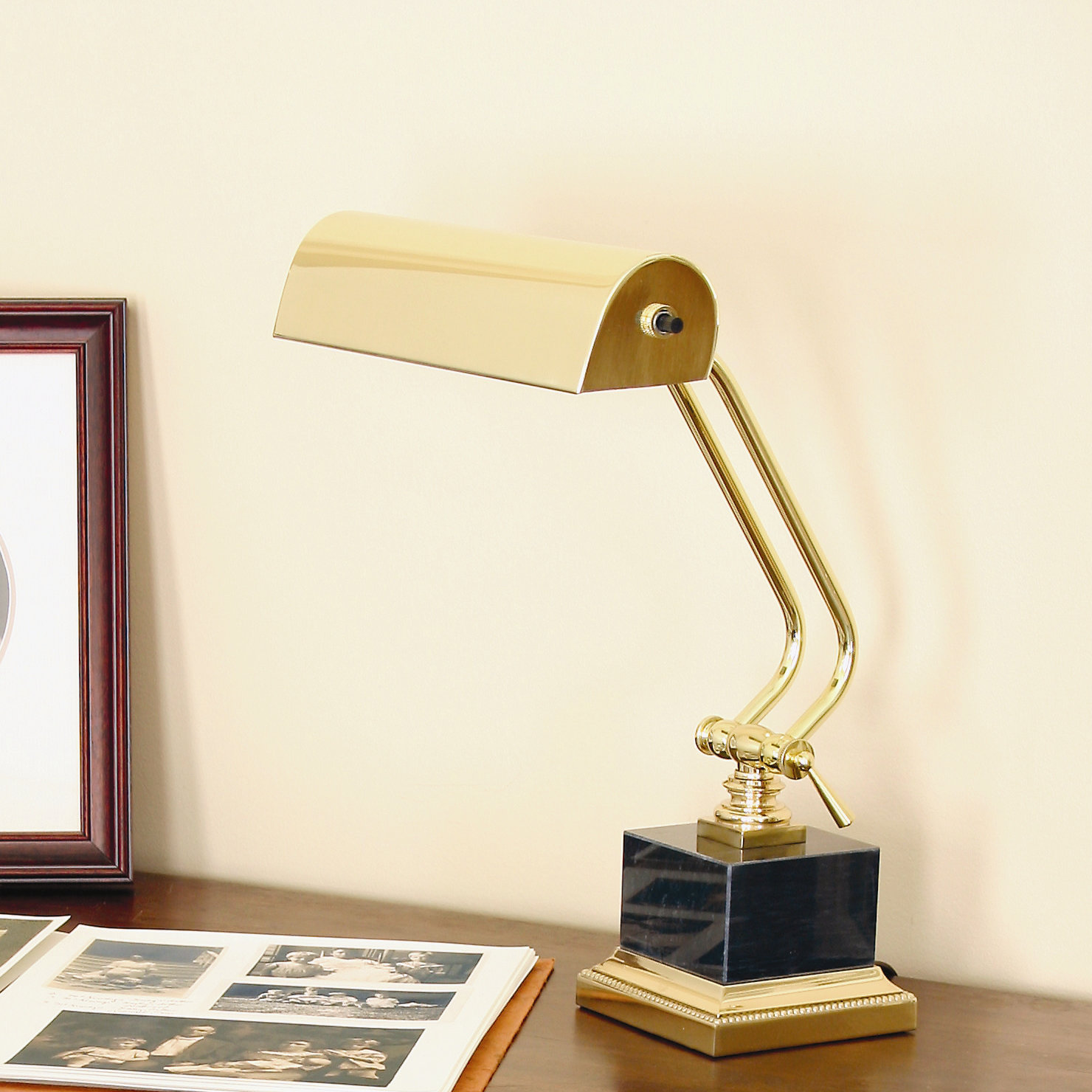 Square Base Desk 12" H Table Lamp with Novelty Shade Wayfair