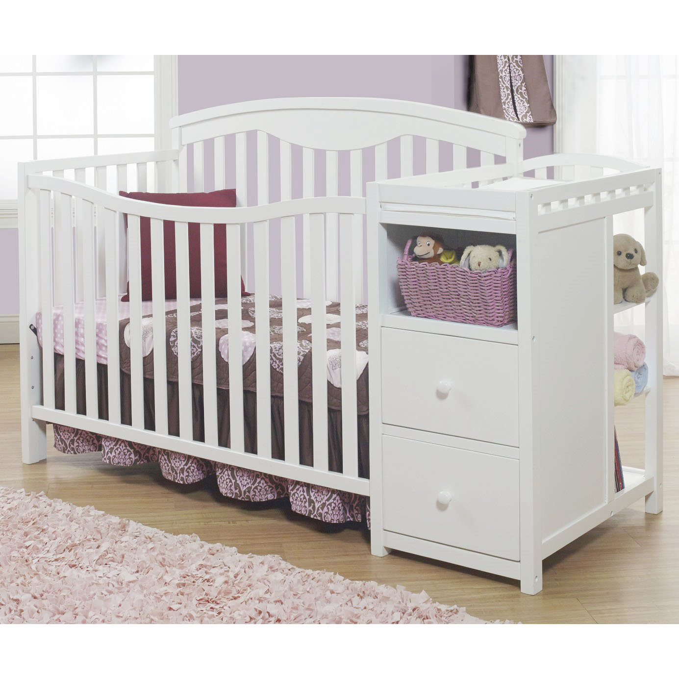 Sorelle Presley 4in1 Convertible Crib & Reviews Wayfair