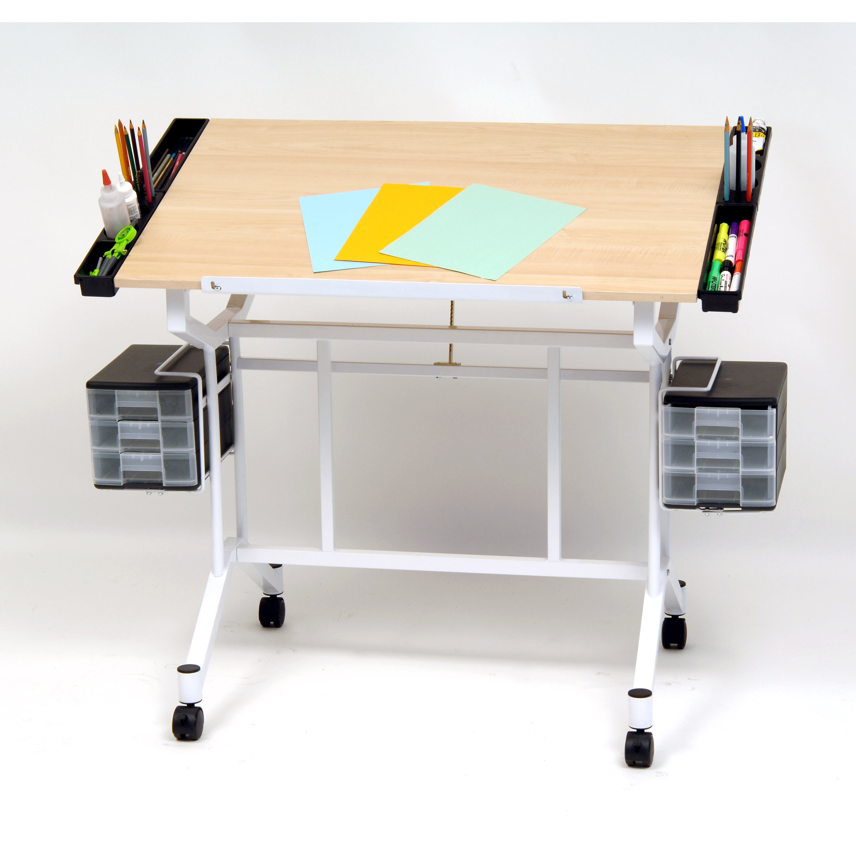 Studio Designs Pro Craft Station Wood Drafting Table & Reviews Wayfair