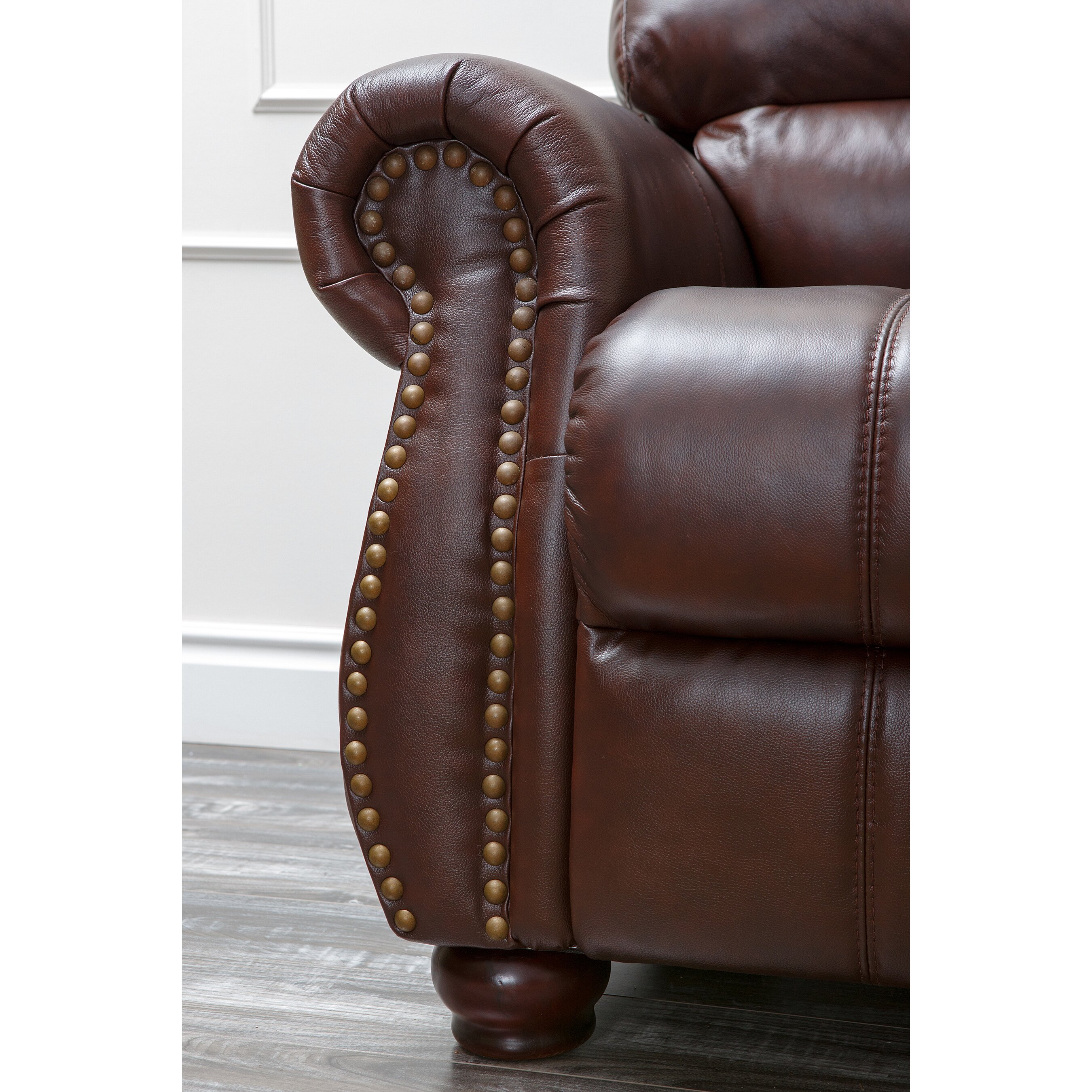 Houston Italian Leather Sofa, Loveseat and Armchair Set | Wayfair