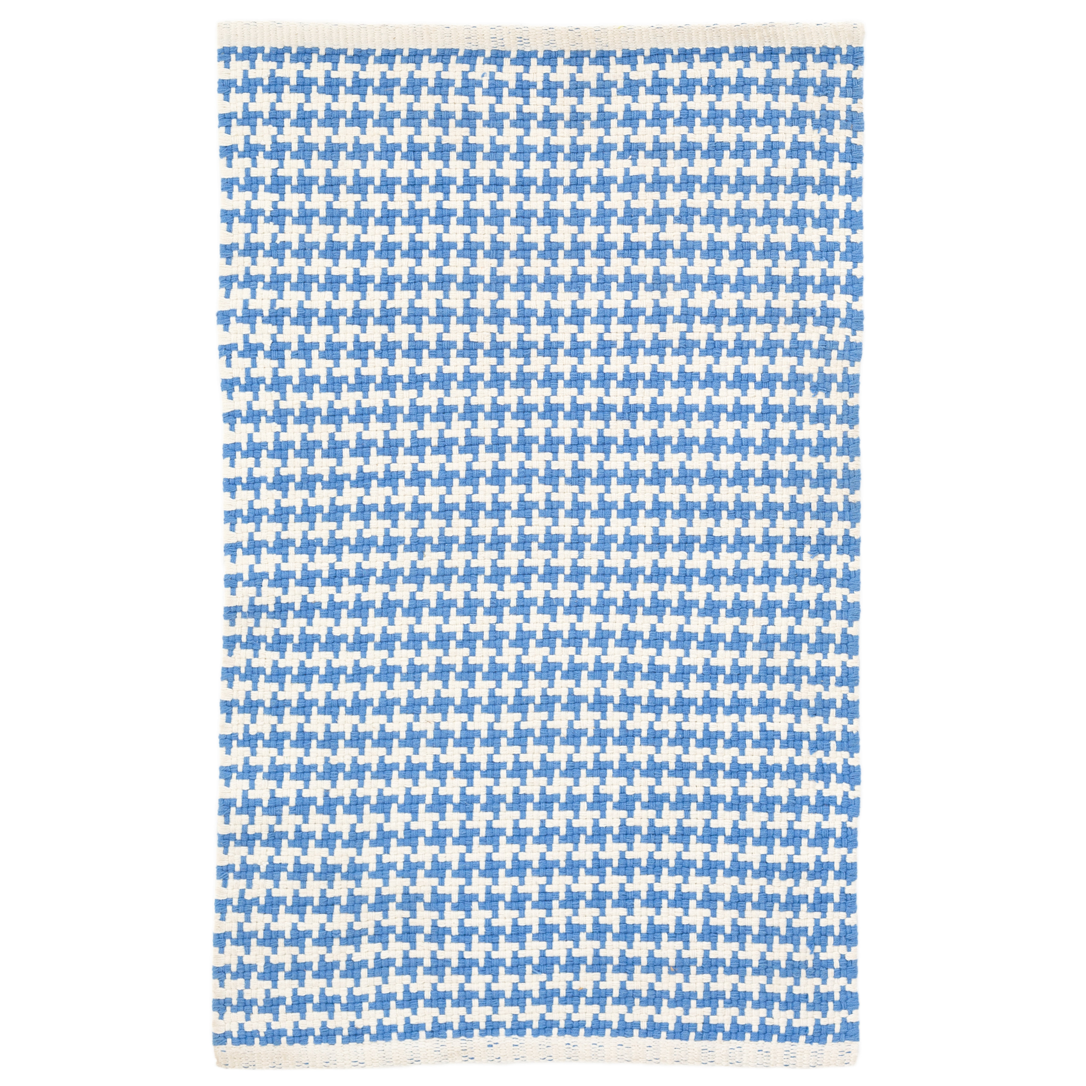 Dash and Albert Rugs Checks French Blue/White Area Rug & Reviews Wayfair