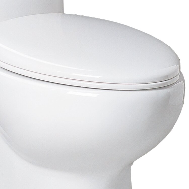 Ariel Bath Hermes Contemporary Elongated 1 Piece Toilet \u0026amp; Reviews ...  