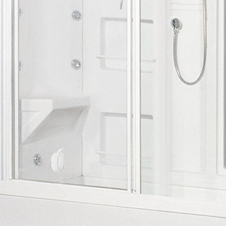 Ariel Bath Sliding Door Steam Sauna Shower & Reviews Wayfair