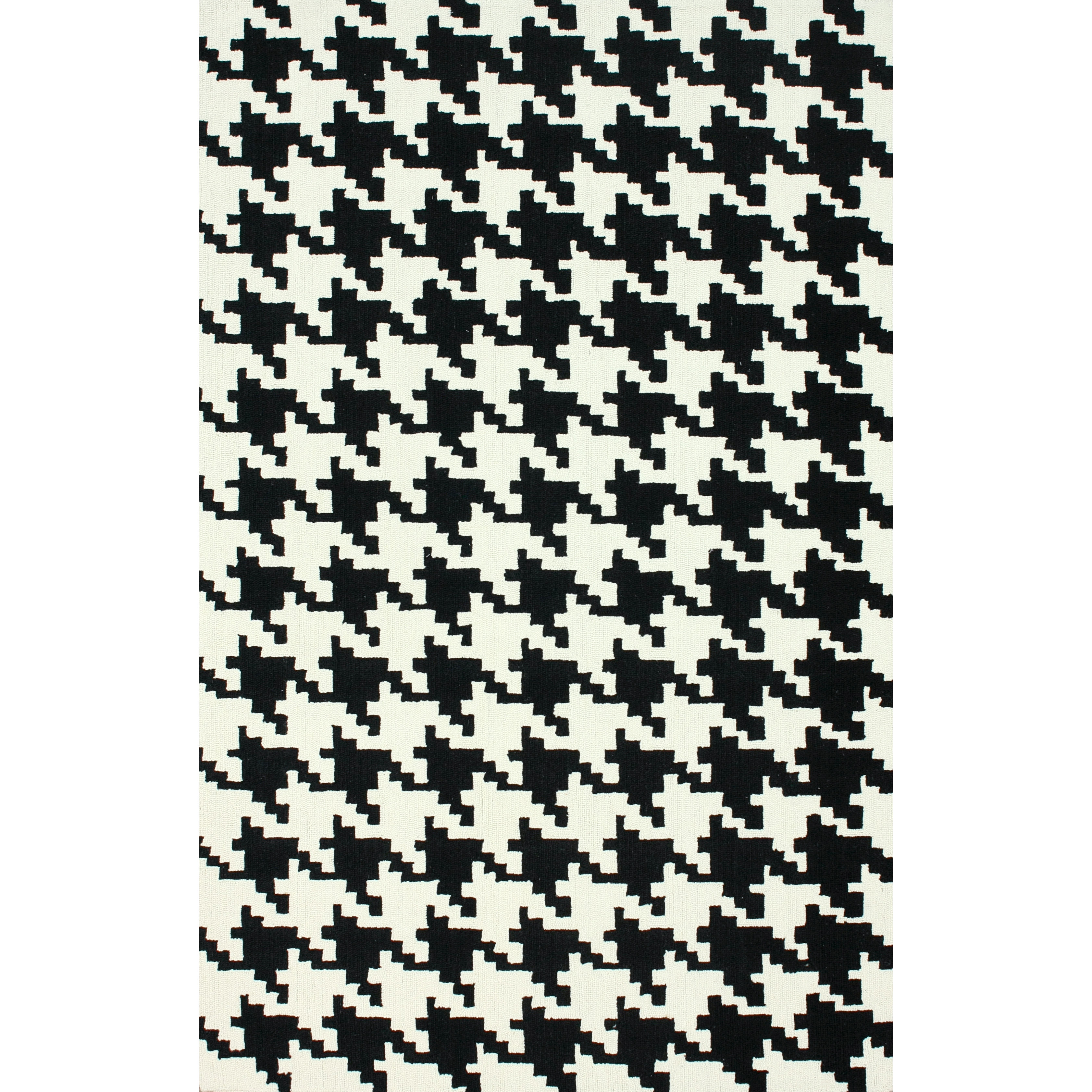 nuLOOM Trellis Black Houndstooth Area Rug & Reviews Wayfair