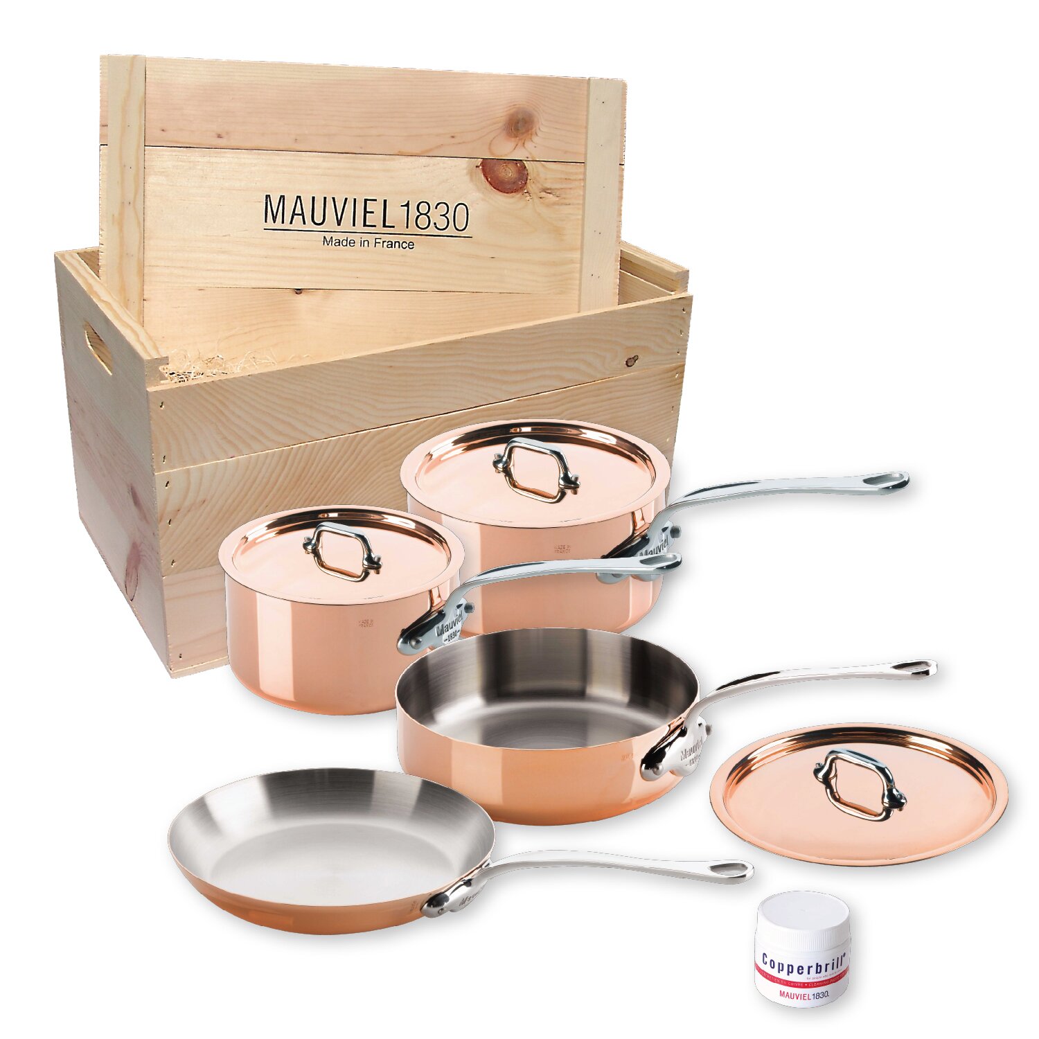 Mauviel M'Heritage Copper 7Piece Cookware Set & Reviews Wayfair