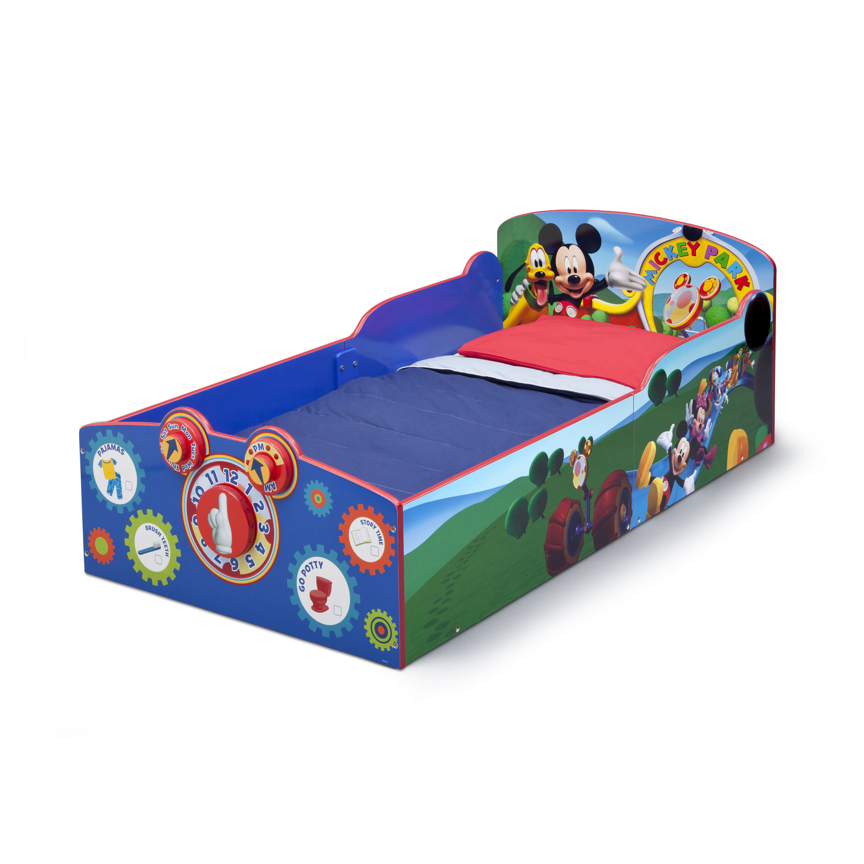 Delta Children Mickey Mouse Convertible Toddler Bed ...