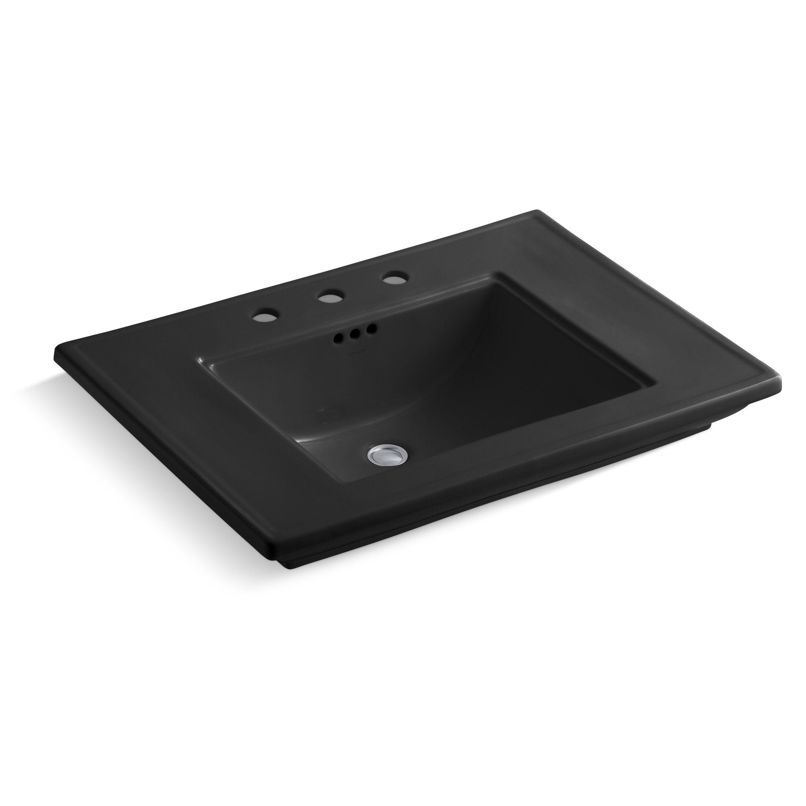 Kohler Memoirs Stately VanityTop Bathroom Sink with Widespread Faucet Holes & Reviews Wayfair