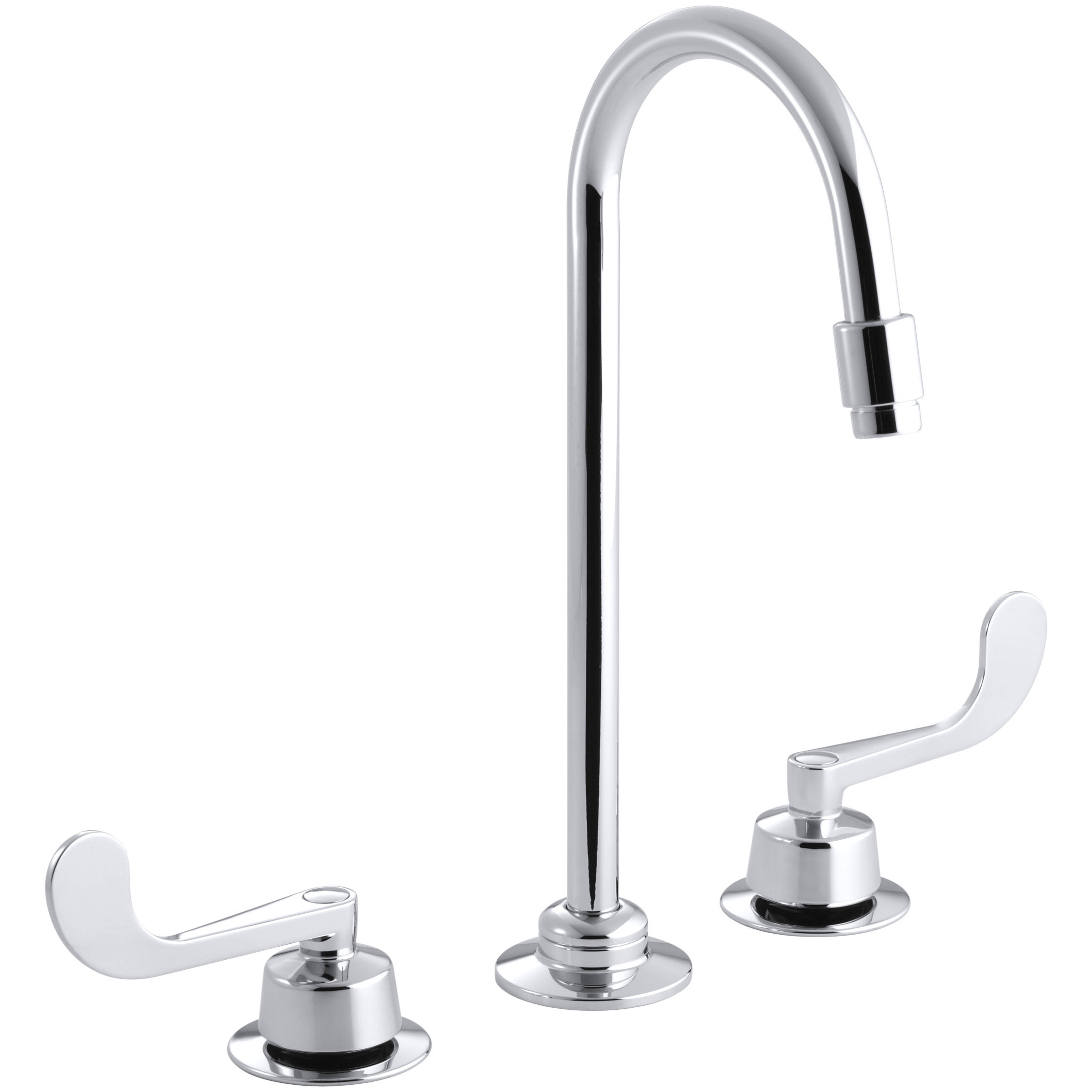 Kohler Triton Widespread Commercial Bathroom Sink Faucet with Flexible ...
