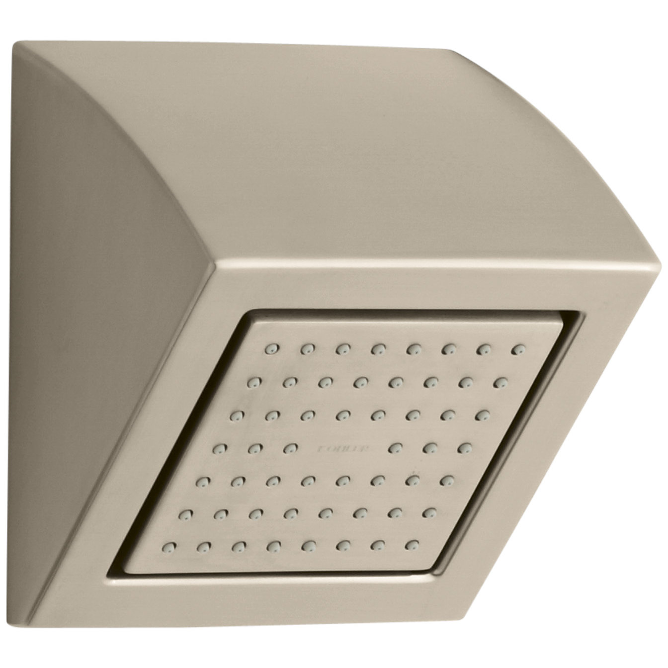 Kohler Watertile WallMounted Square 54Nozzle Shower Head with