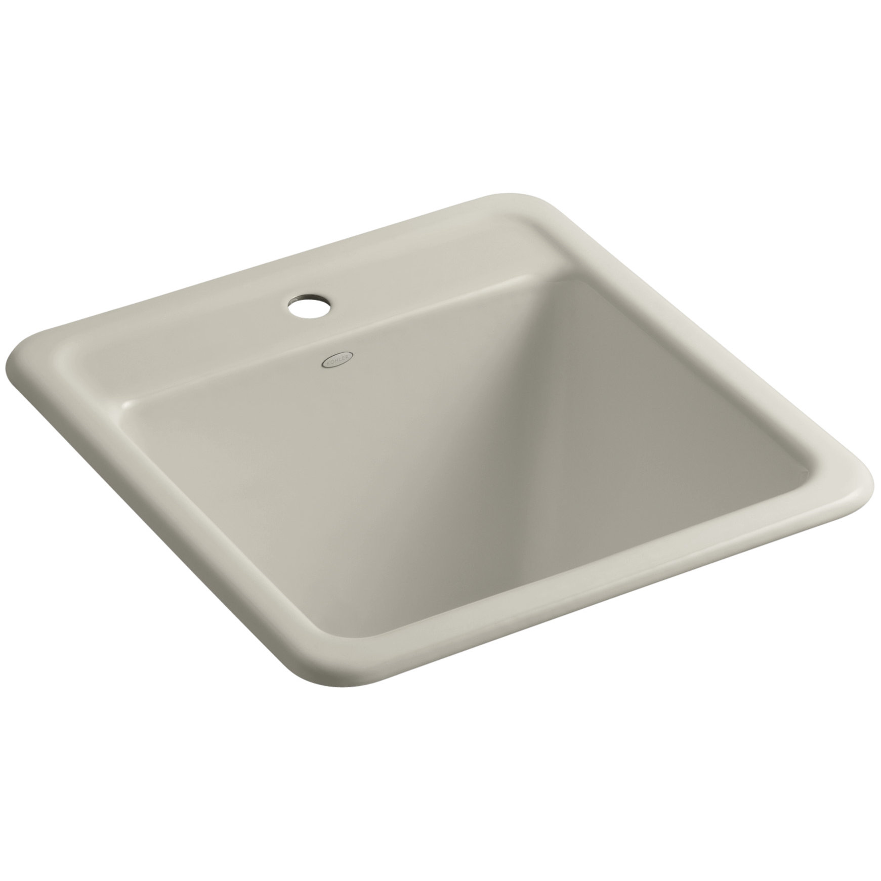 Kohler Park Falls Top-Mount/Undermount Utility Sink with Single Faucet ...