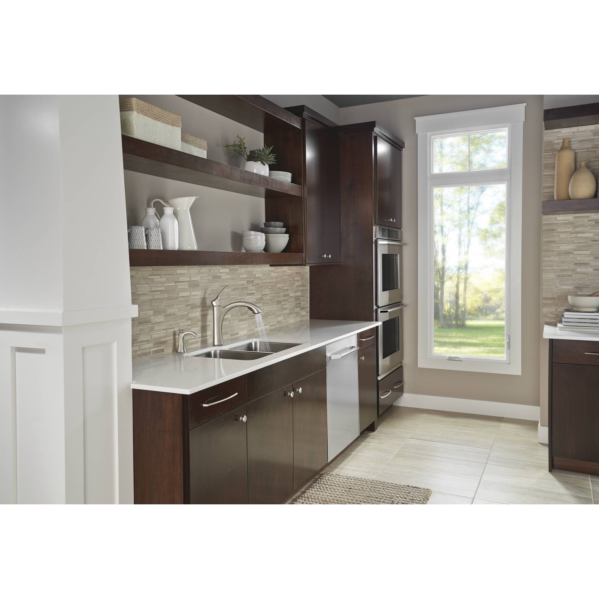 Moen Voss Single Handle Kitchen Faucet & Reviews Wayfair