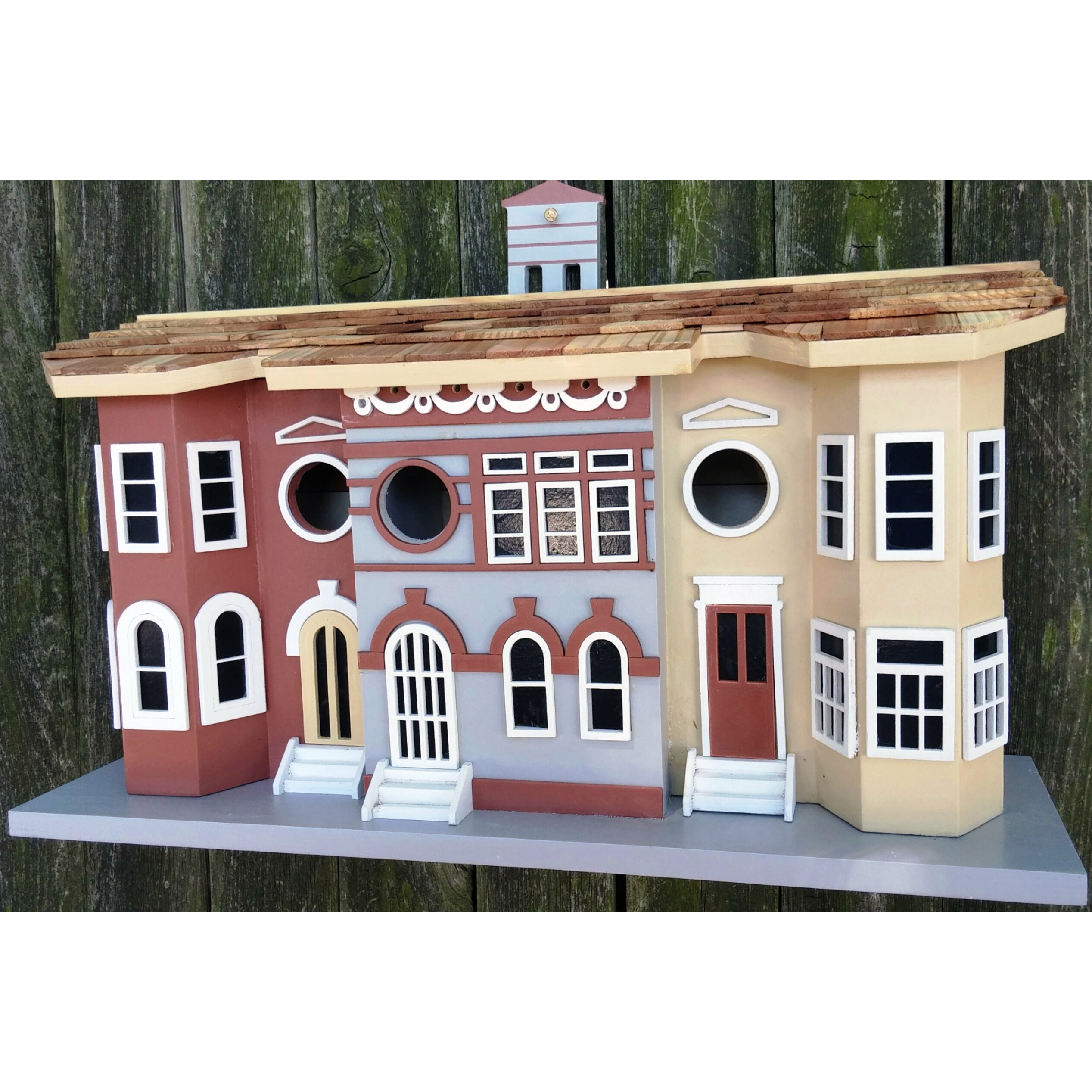 Home Bazaar Designs By Ken Sobel Brooklyn Row House Hanging Birdhouse