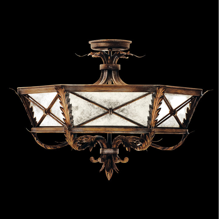 Newport Round Semi Flush Ceiling Lighting Wayfair