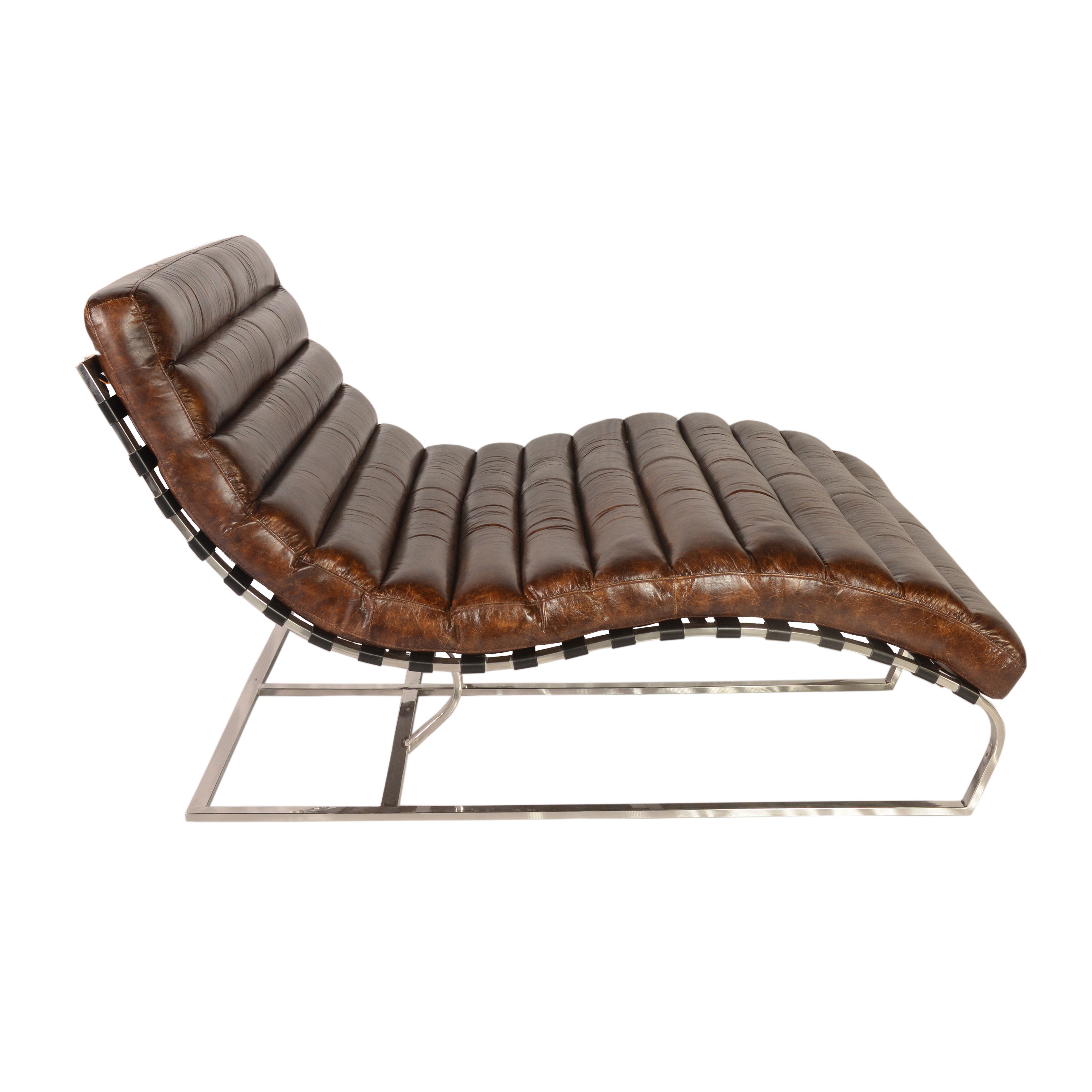 Perici Leather Double Chaise Lounge Wayfair