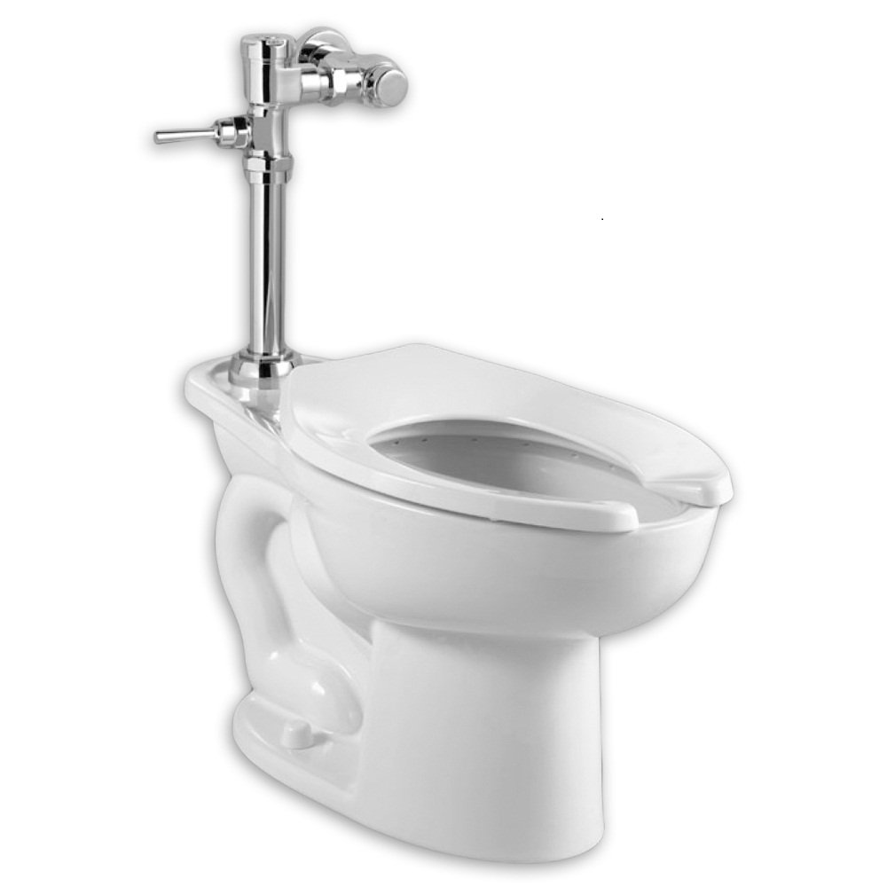 Madera Manual System Flush Valve 1.28 GPF Elongated 1 Piece Toilet with