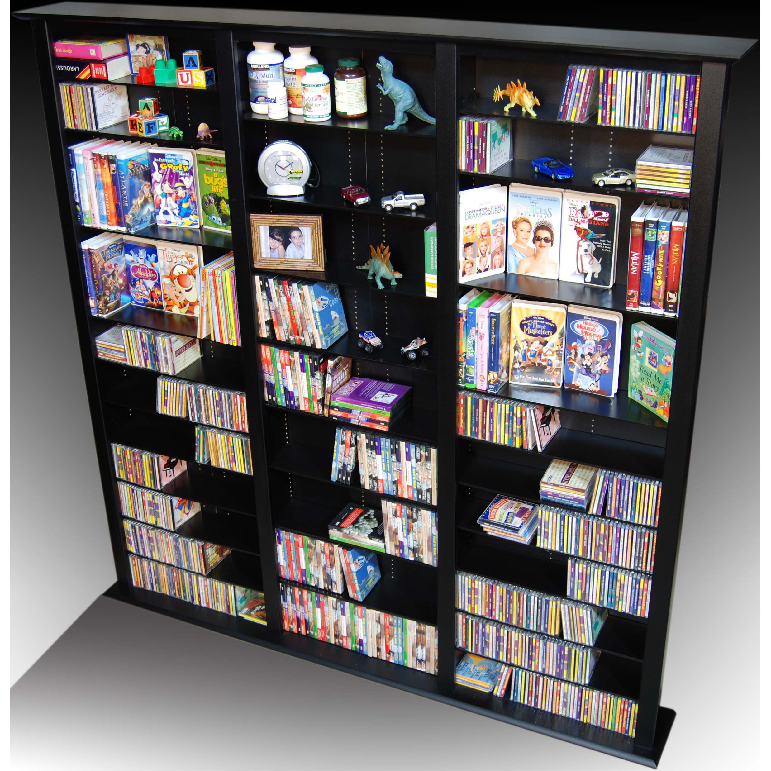 Venture Horizon VHZ Entertainment Large Triple Multimedia Storage Rack