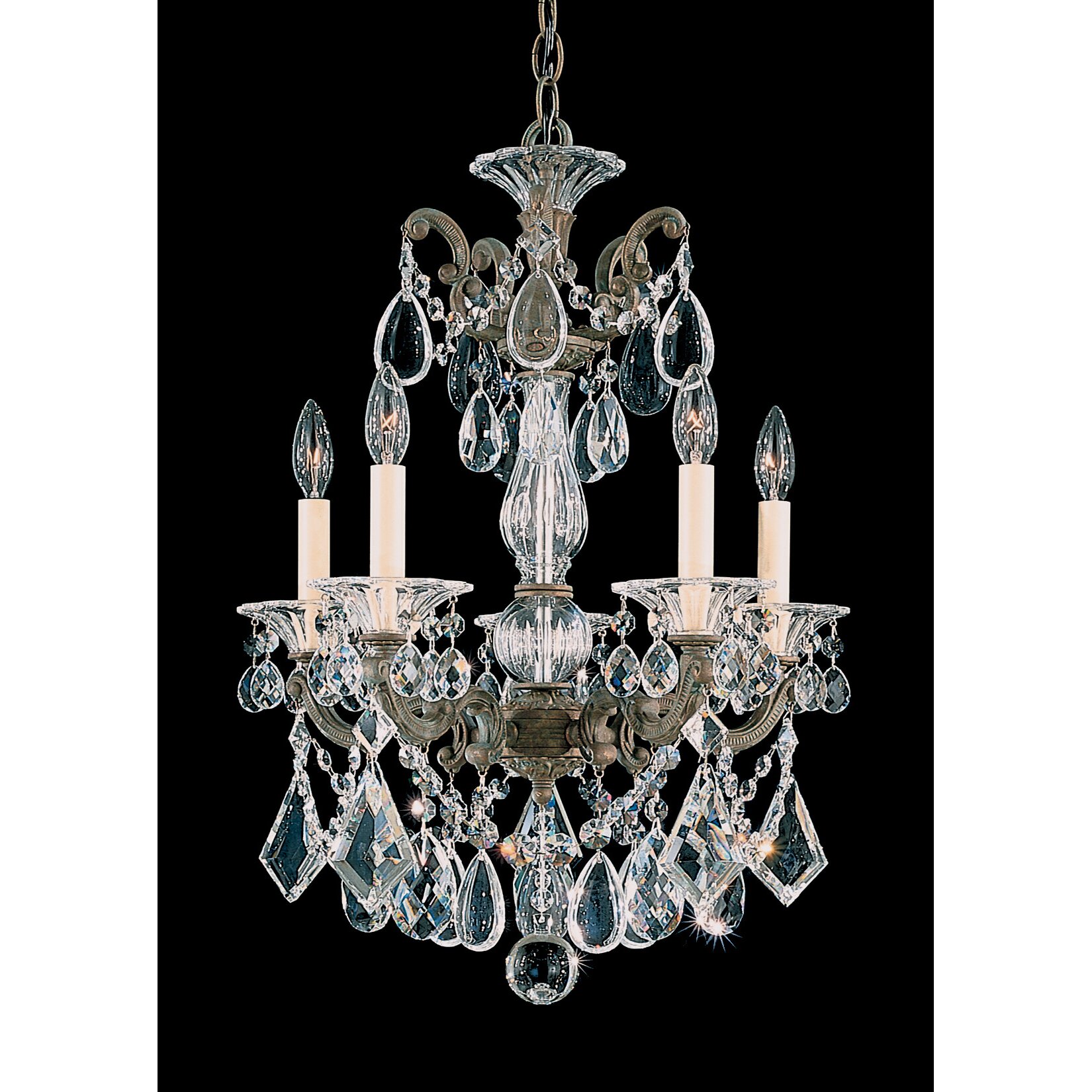 La Scala 5 Light Crystal Chandelier by Schonbek