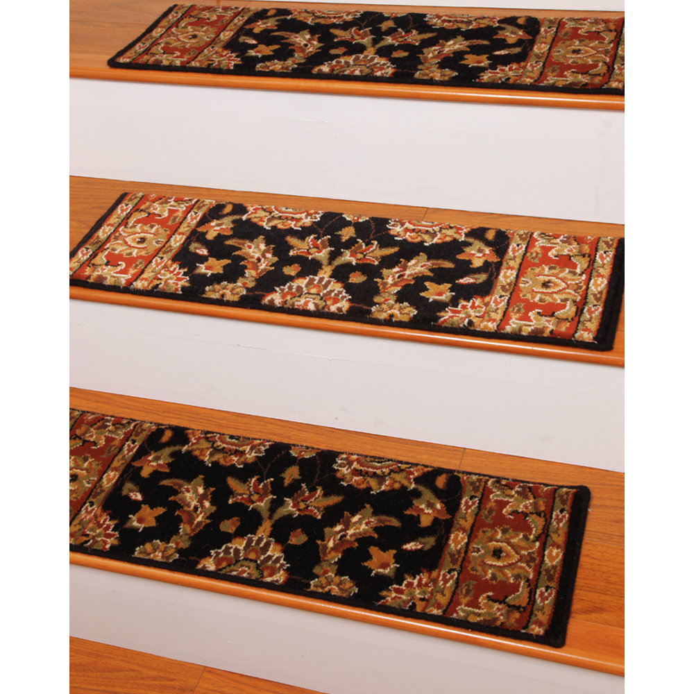 Natural Area Rugs Sydney Black Classic Persian Stair Tread & Reviews