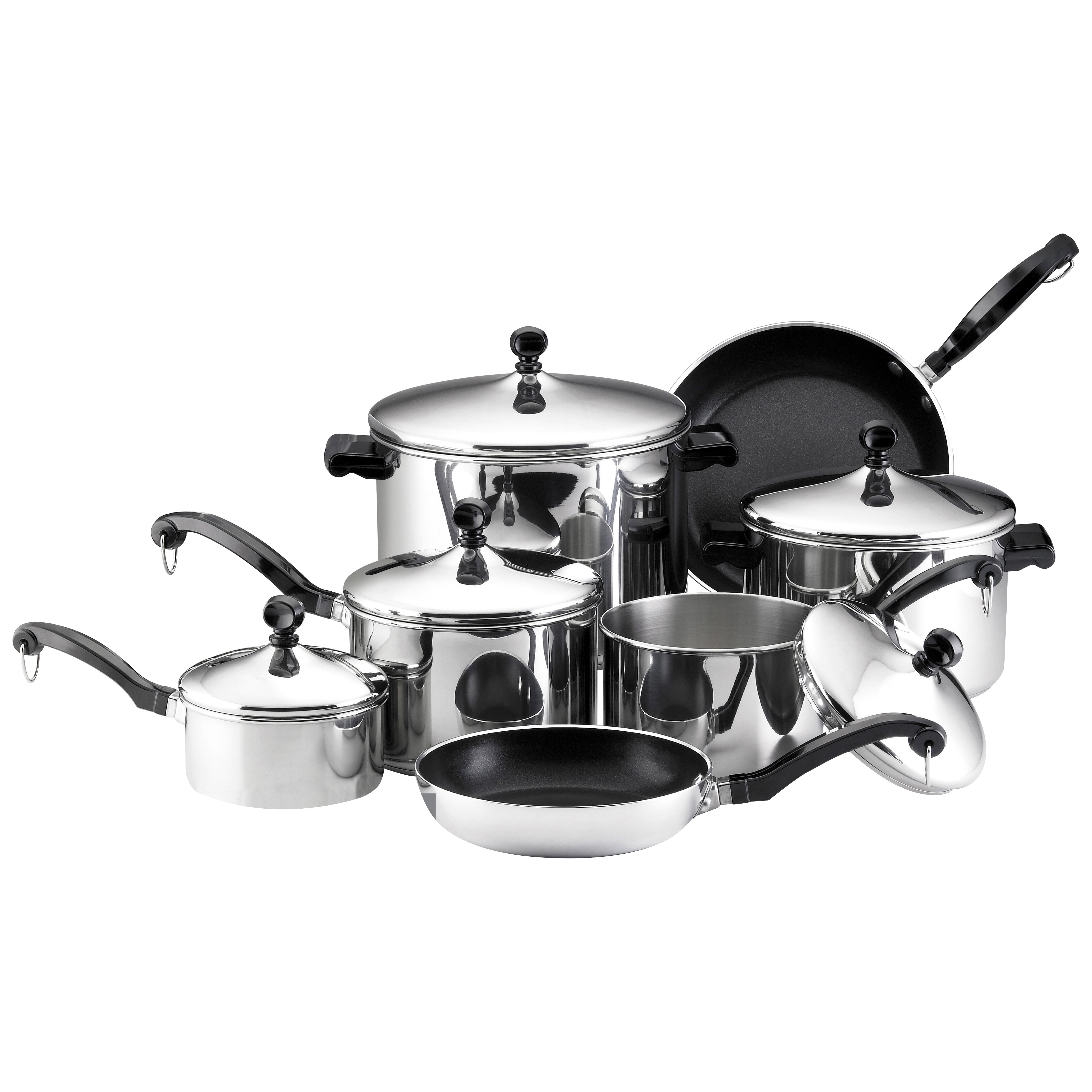Farberware Stainless Steel 15 Pc Cookware Set