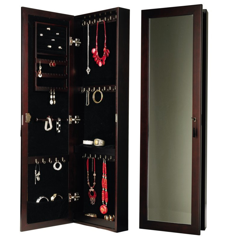 Seya Wall Mount Jewelry Box Armoire & Reviews | Wayfair