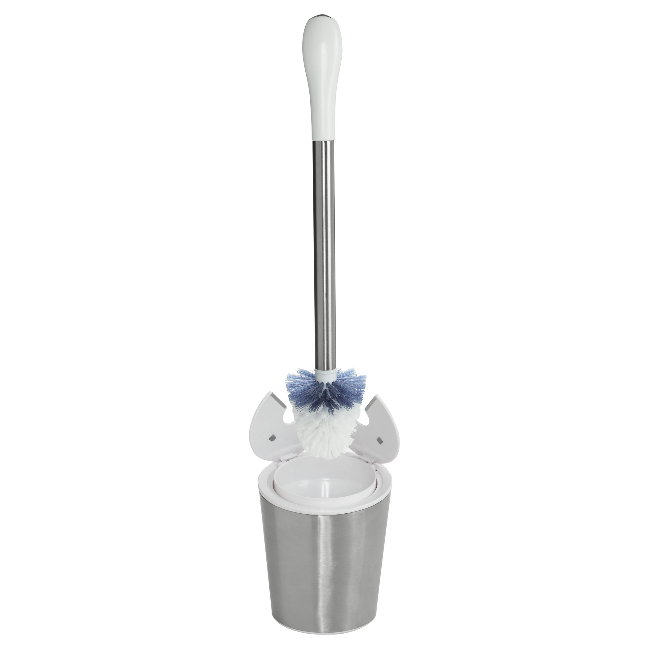 OXO Good Grip Stainless Steel Round Free Standing Toilet Brush and
