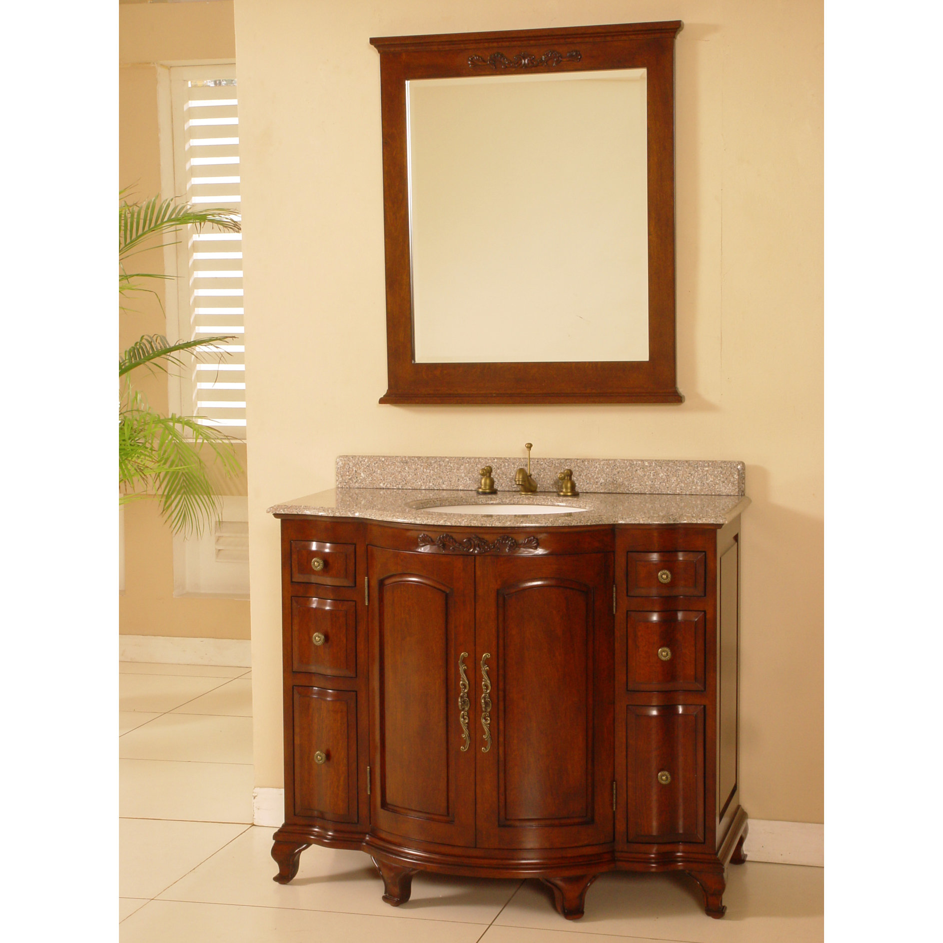 Royal Teak 42" Single Bathroom Vanity Set & Reviews Wayfair