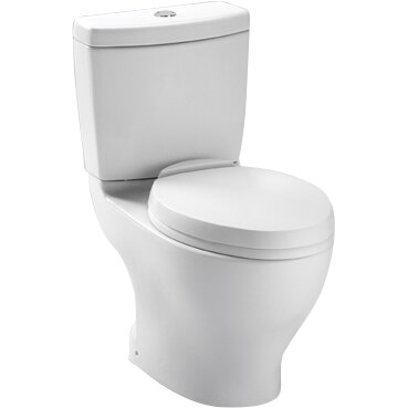 Toto Aquia Dual Flush 1.6 GPF / 0.9 GPF Elongated 2 Piece Toilet with