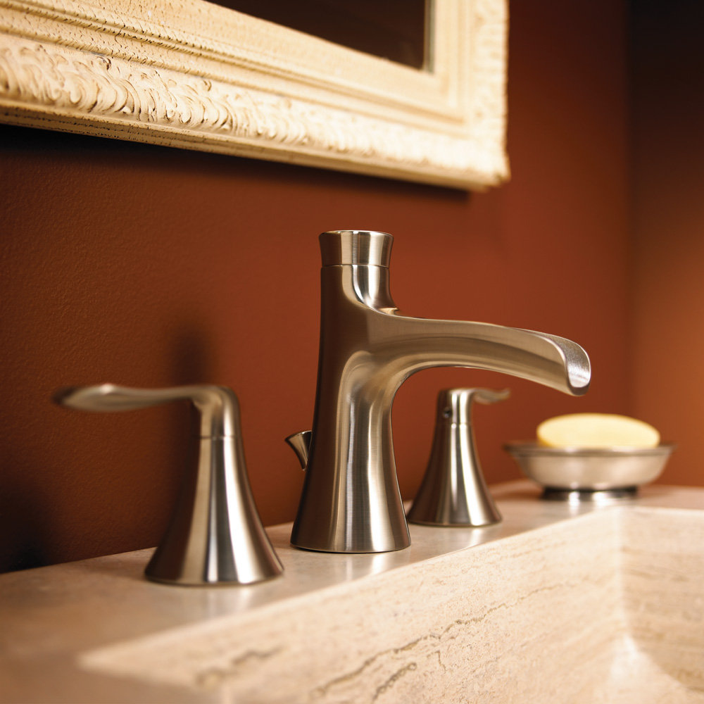 Speakman Caspian Double Handle Widespread Bathroom Faucet & Reviews