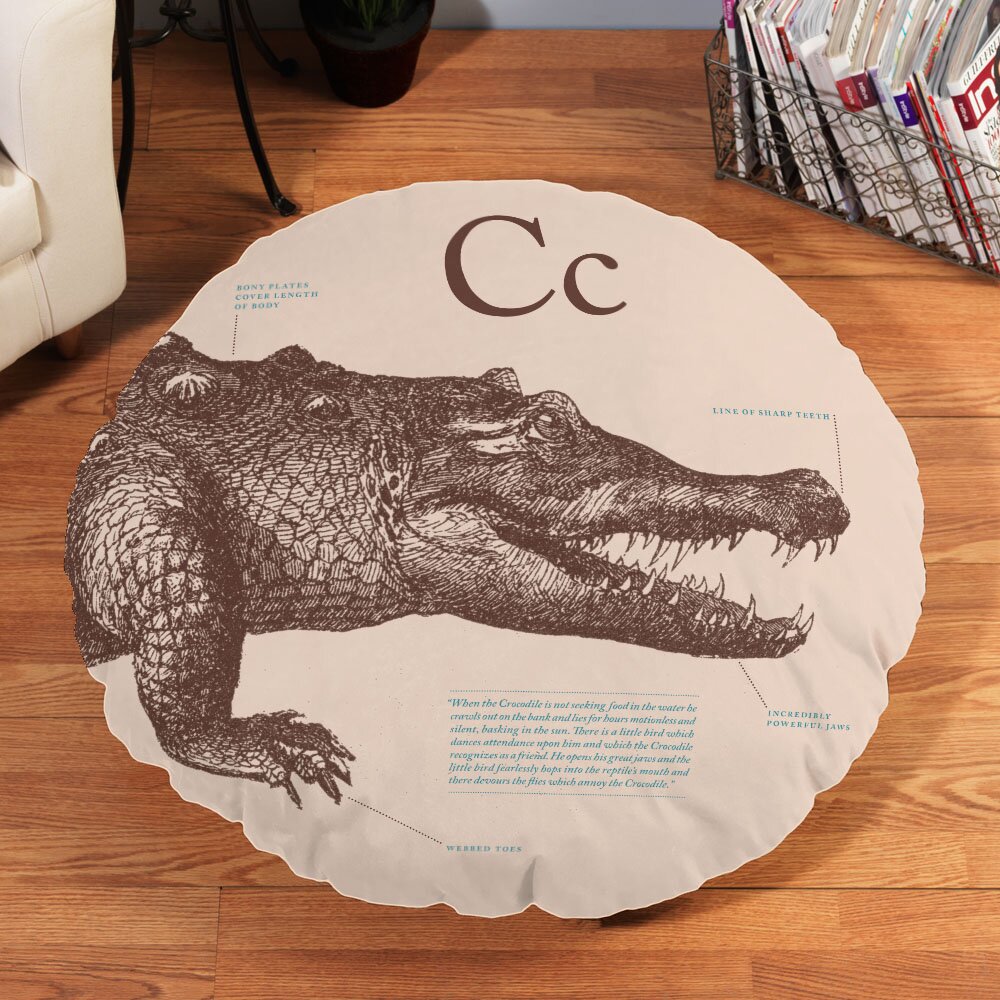 crocodile pillow