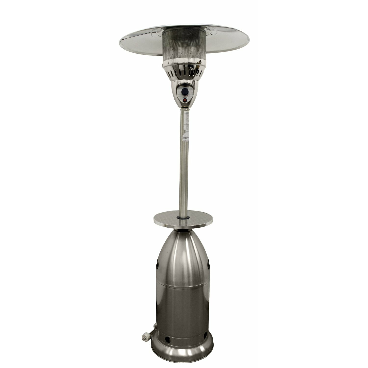 AZ Patio Heaters Tall Tapered Propane Patio Heater with Table & Reviews 