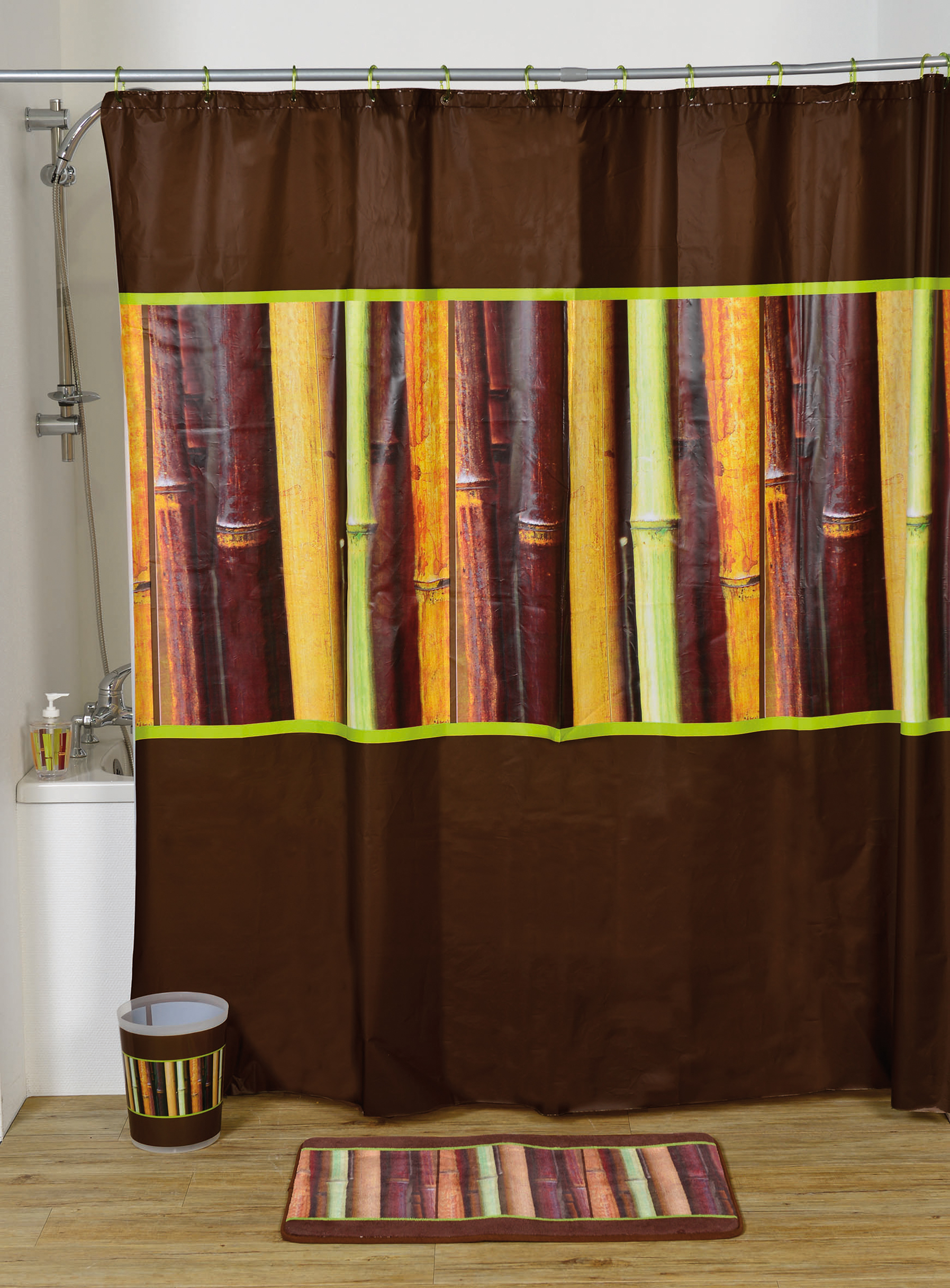 Evideco Eva Solid Shower Curtain & Reviews | Wayfair