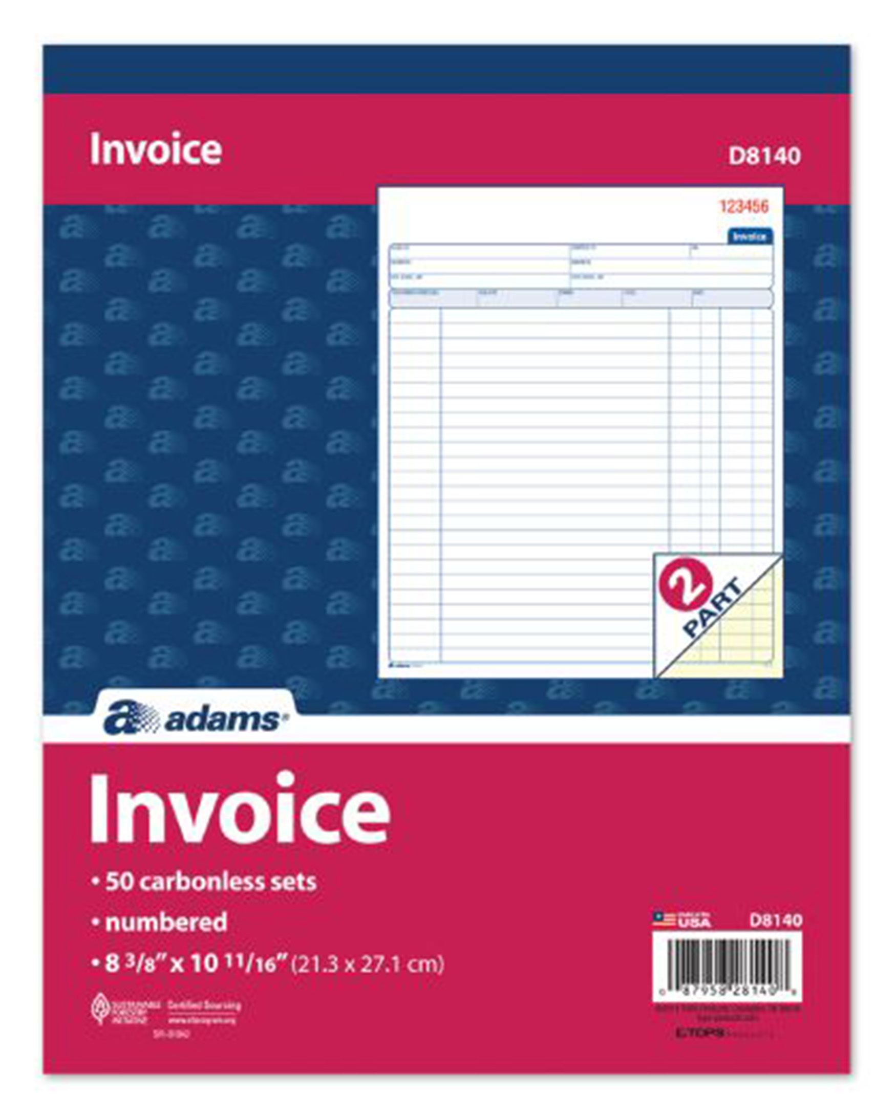 3 Part Carbonless Invoice Book | Wayfair